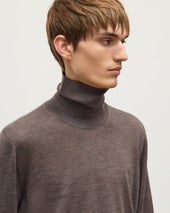 Fin Cashmere Roll Neck Jumper