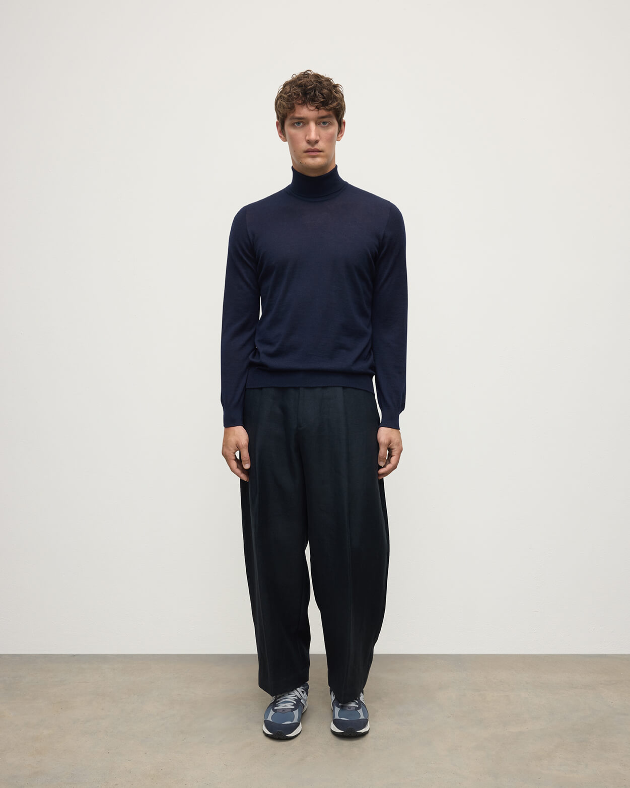 Superfine Cashmere Roll Neck Jumper