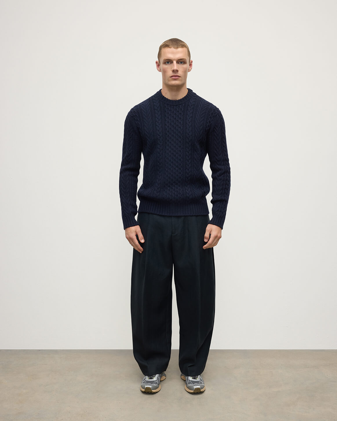 Aran Cable Cashmere Jumper