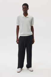 Superfine Cashmere White Polo Shirt