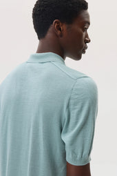 Superfine Cashmere Light Green Polo Shirt