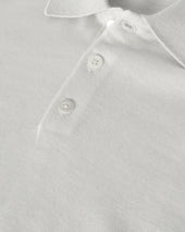 White Superfine Cashmere Polo Shirt