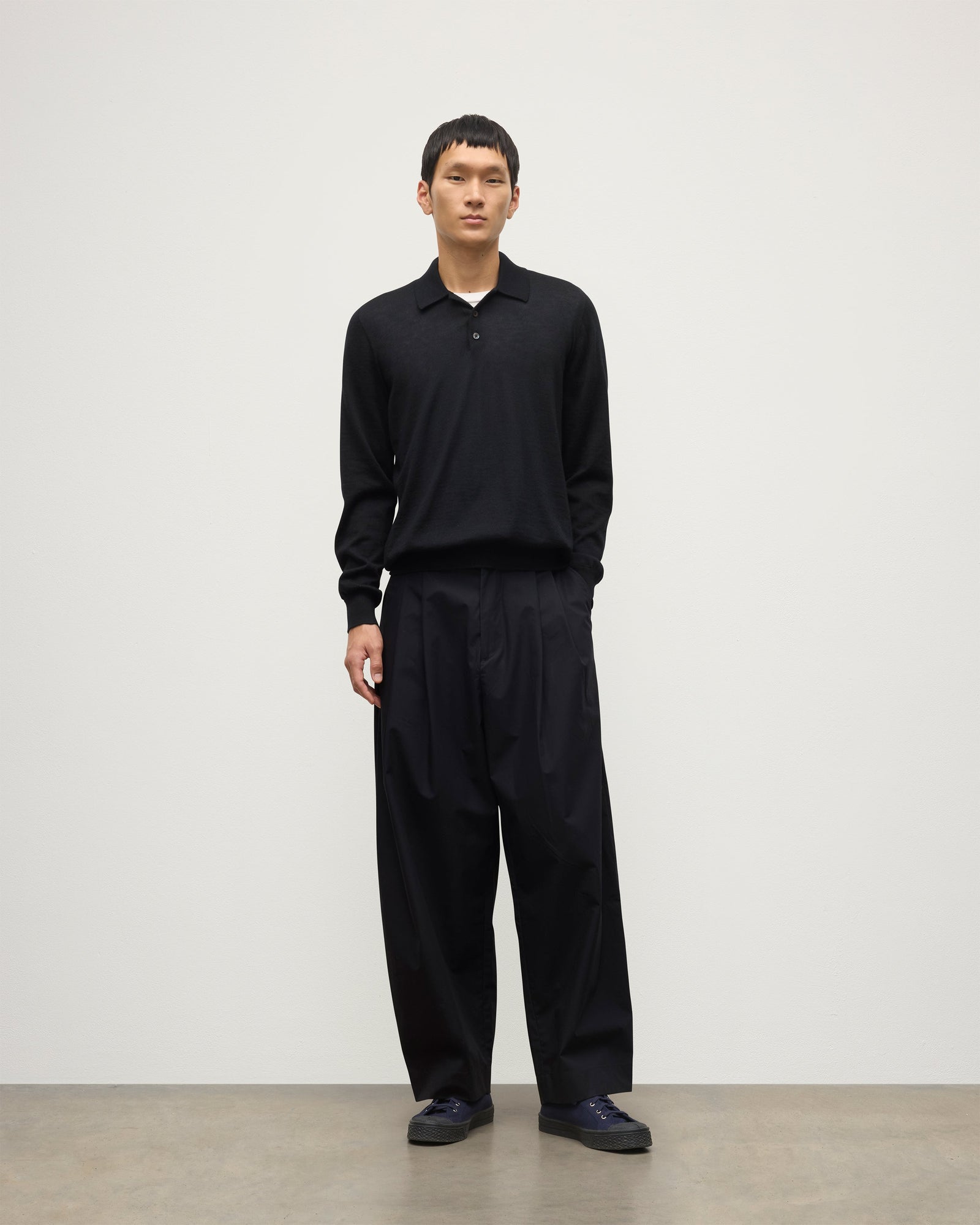 Fin Superfine Cashmere Polo Shirt
