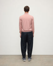 Pink Superfine Cashmere Polo Shirt