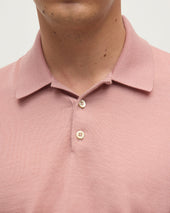 Pink Superfine Cashmere Polo Shirt