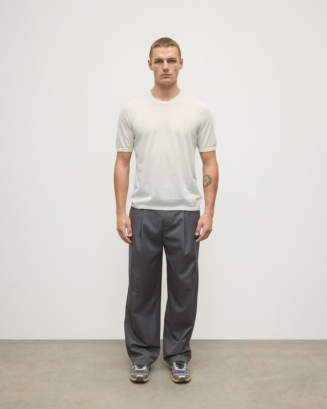Superfine Cashmere White T-Shirt