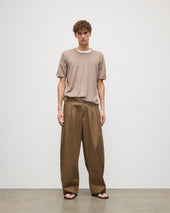 Boyd Light Brown Superfine Cashmere T-Shirt