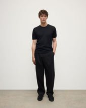 Boyd Black Superfine Cashmere T-Shirt