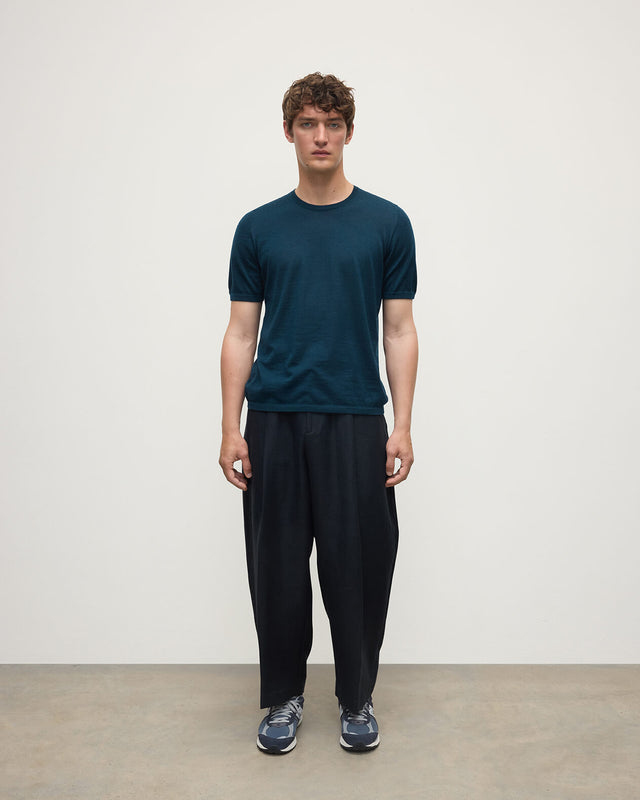Boyd Bottle Green Superfine Cashmere T-Shirt