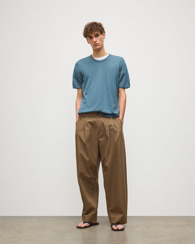 Boyd Blue Superfine Cashmere T-Shirt