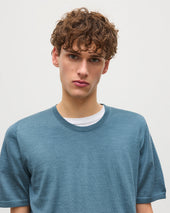 Boyd Blue Superfine Cashmere T-Shirt