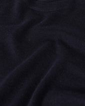 Dark Navy Superfine Cashmere T-Shirt