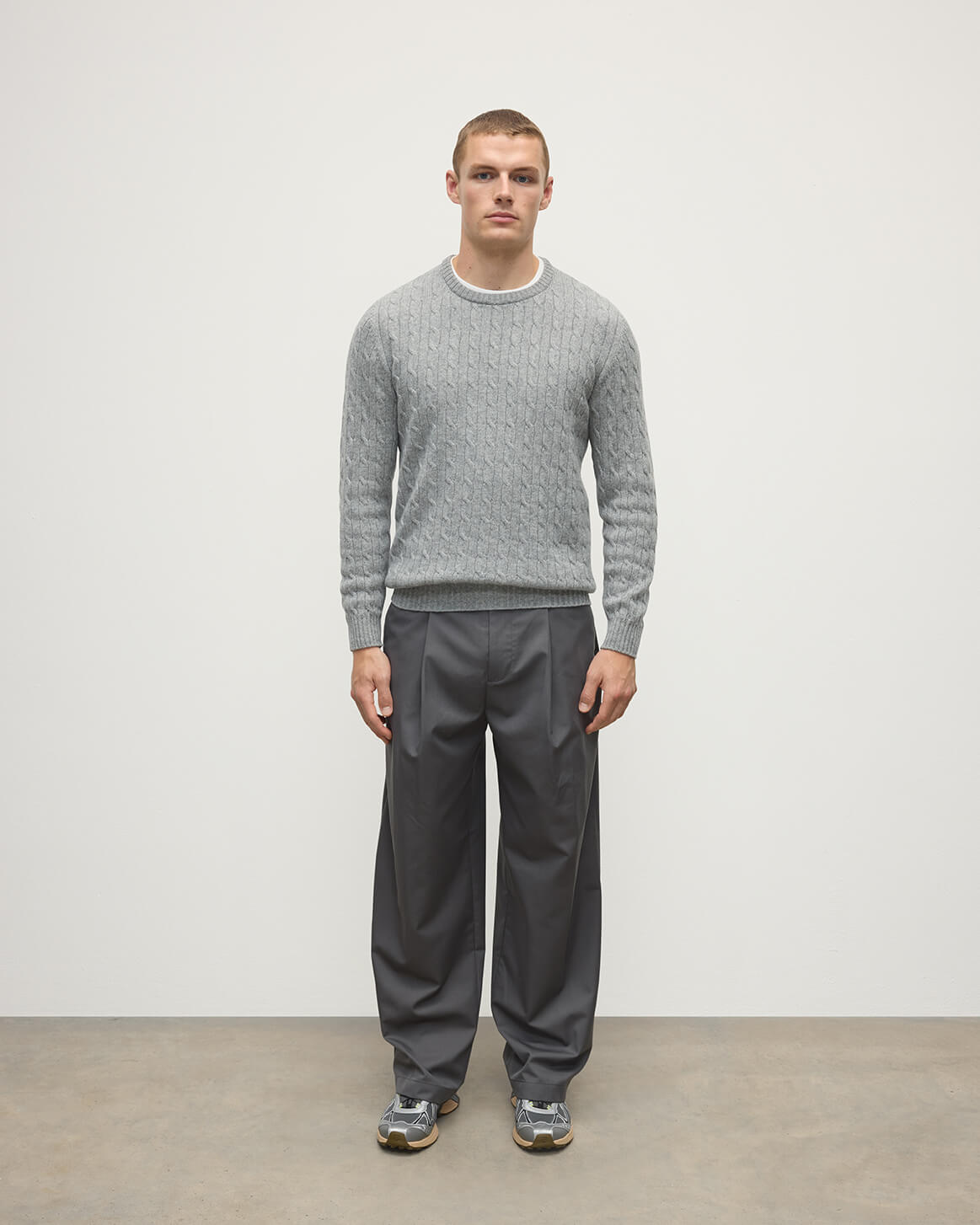 Cable Knit Cashmere Jumper