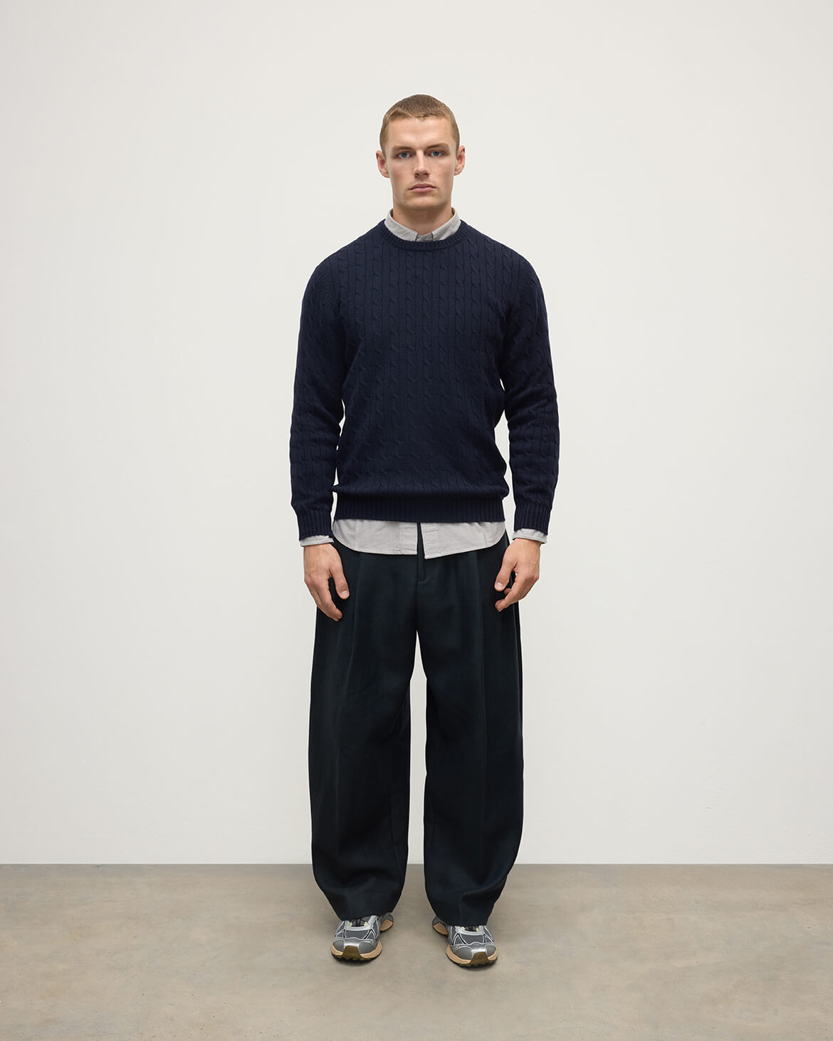 Cable Knit Cashmere Jumper