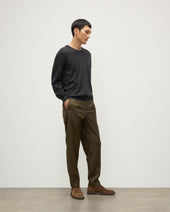 Fin Dark Grey Superfine Cashmere Jumper