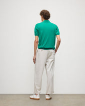 Fin Bright Green Superfine Cashmere Polo Shirt