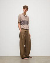 Mack Brown Superfine Cashmere Polo Shirt