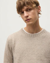 Tiree Natural Donegal Cashmere Jumper