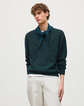 Tiree Green Donegal Cashmere Jumper