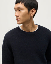 Tiree Blue Donegal Cashmere Jumper