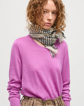 Crawton Graphic Stripe Natural Scarf