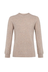 Ribbed Natural Cashmere Jumper