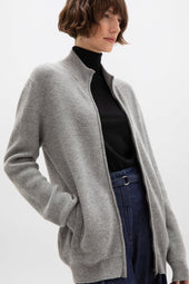 Ribbed Cashmere Cardigan