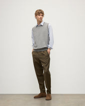 Lennox Grey Cashmere Sleeveless Tank