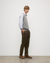 Lennox Grey Cashmere Sleeveless Tank