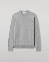 Rory Grey Classic Cashmere Crew Jumper