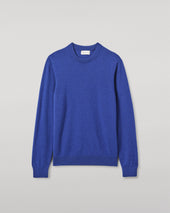 Rory Blue Classic Cashmere Crew Jumper