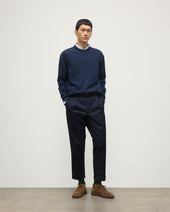 Rory Navy Classic Cashmere Crew Jumper