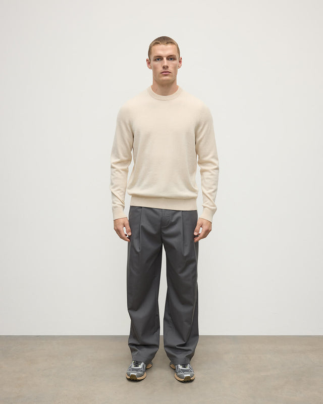 Rory Cream Classic Cashmere Crew Jumper