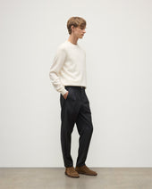 Rory White Classic Cashmere Crew Jumper