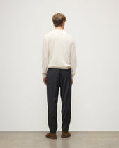 Rory White Classic Cashmere Crew Jumper