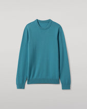 Rory Bright Blue Classic Cashmere Crew Jumper