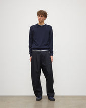 Rory Dark Navy Classic Cashmere Crew Jumper