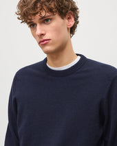 Rory Dark Navy Classic Cashmere Crew Jumper