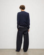 Rory Dark Navy Classic Cashmere Crew Jumper