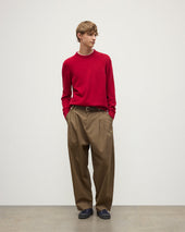 Rory Red Classic Cashmere Crew Jumper