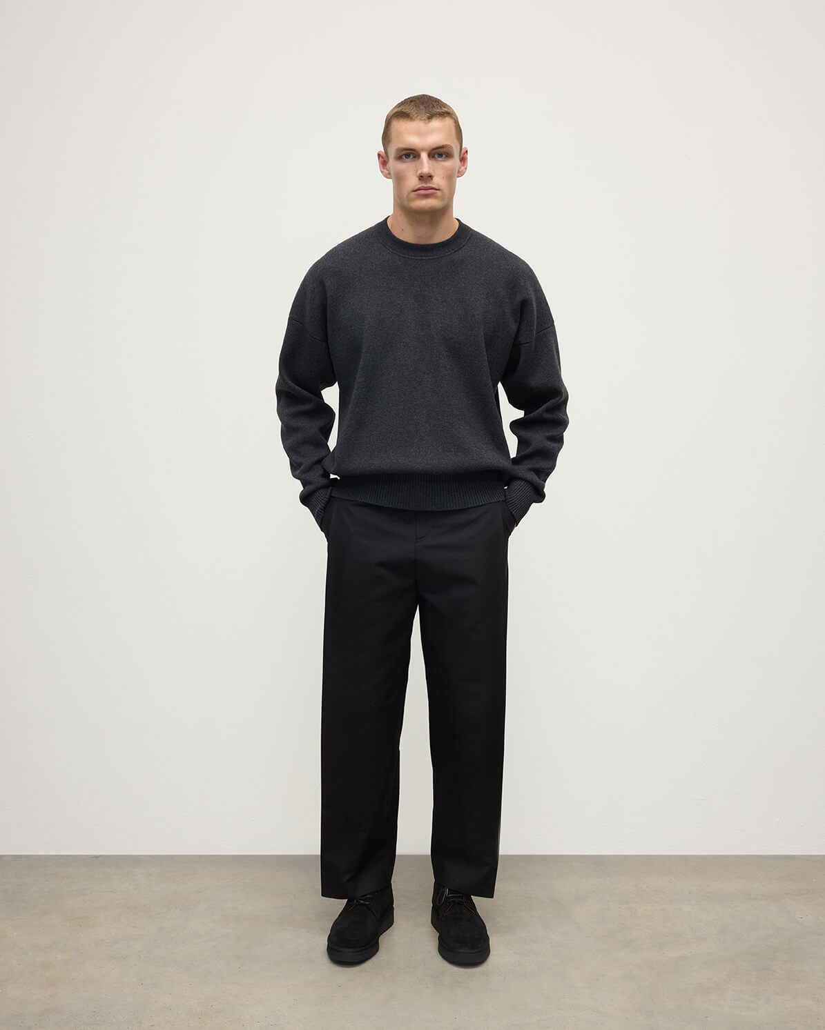 Relaxed Milano Stitch Jumper