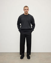 Relaxed Milano Stitch Charcoal Jumper