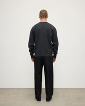 Relaxed Milano Stitch Charcoal Jumper