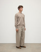 Relaxed Milano Stitch Light Brown Jumper
