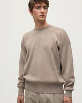 Relaxed Milano Stitch Light Brown Jumper