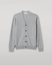 Rory Grey Classic Cashmere Cardigan