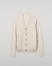 Rory Natural Classic Cashmere Cardigan