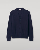 Rory Dark Navy Classic Cashmere Cardigan