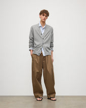 Rory Grey Classic Cashmere Cardigan