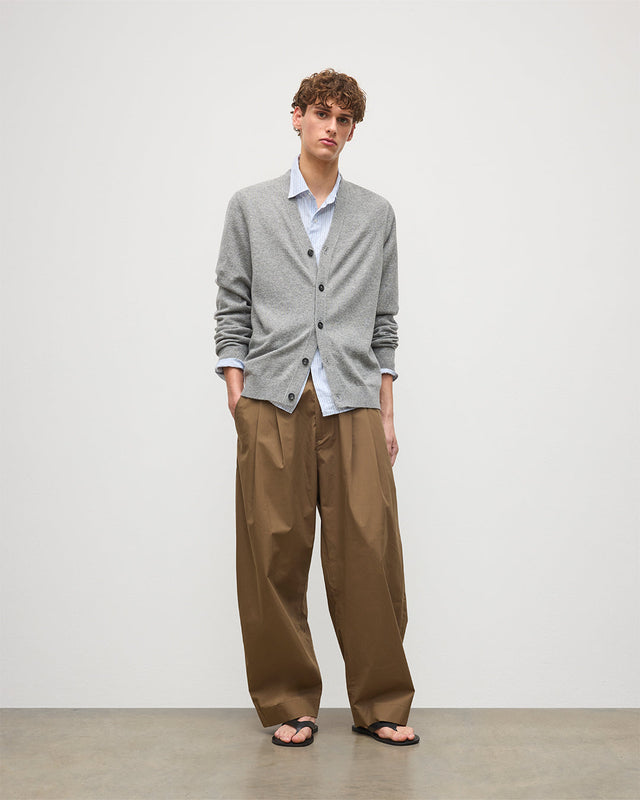 Rory Grey Classic Cashmere Cardigan